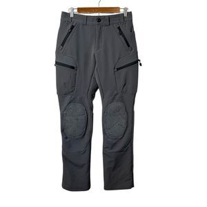FORLOH Men's AllClima Stretch Woven Hunting Pant 30 Tall Gray Knee Pad